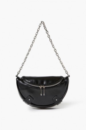 Bolsas Forever 21 Chain Strap Uette Mujer Negras | Esx9Wq6NcKO