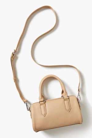 Bolsas Forever 21 Crossbody Barrel Mujer Marrones | WBoDkmG2yWr