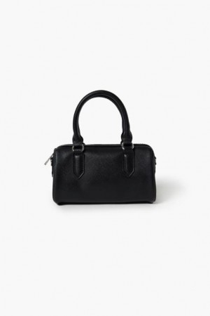 Bolsas Forever 21 Crossbody Barrel Mujer Negras | 3LfwWwngzYo