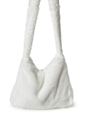 Bolsas Forever 21 Faux Fur Crossbody Mujer Blancas | ohoBuZH18Bb