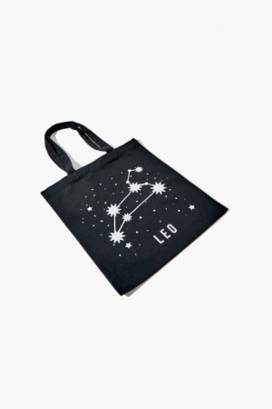 Bolsas Forever 21 Zodiac Constellation Tote Mujer Negras | K2S0hVJ4VlQ