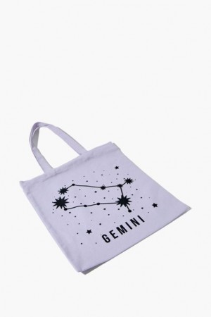 Bolsas Forever 21 Zodiac Constellation Tote Mujer Lavanda | RfJcIDTVLdh