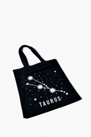 Bolsas Forever 21 Zodiac Constellation Tote Mujer Negras | OOavb5fycWS