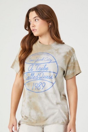 Camisa Forever 21 A Tribe Called Quest Estampadas Mujer Marrones Multicolor | oUQQEgHdo22