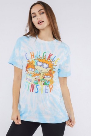 Camisa Forever 21 Rugrats Estampadas Tie Dye Mujer Azules Multicolor | yzAbEisRBYI