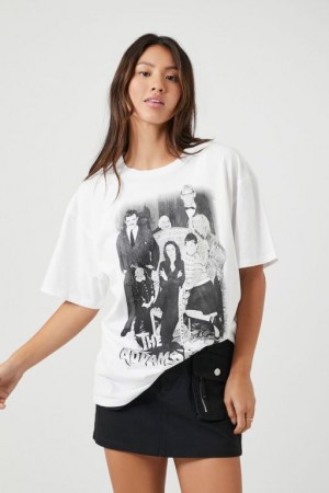 Camisa Forever 21 The Addams Family Estampadas Mujer Blancas Multicolor | tU4GSo3rkCd