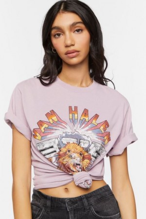 Camisa Forever 21 Van Halen Estampadas Mujer Rosas Multicolor | KIrPmyKZ6QQ