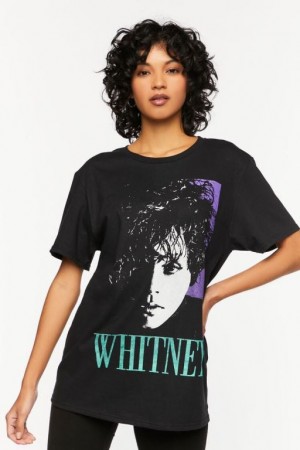 Camisa Forever 21 Whitney Estampadas Mujer Negras | Pk9cMKwiJcr