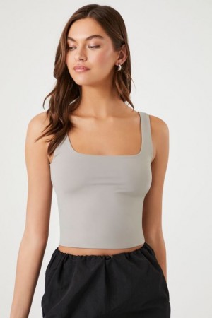 Camiseta Tirantes Forever 21 Contour Sculpt Cropped Tank Mujer Castlerock | cQDxI7rRPcn