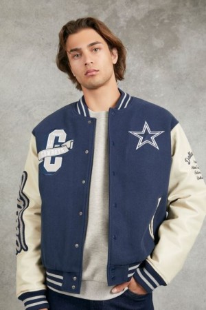 Casacas Forever 21 Dallas Cowboys Varsity Letterman Hombre Azules Multicolor | iP3b1TTWfqi