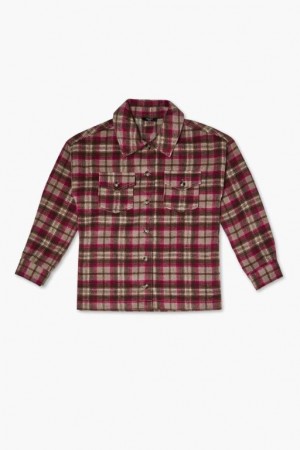 Casacas Forever 21 Plaid Girls Boys Niños Marrones Rosas | CqohM8pl87k