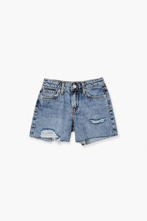 Jeans Forever 21 Distressed Girls Boys Niños Azules Claro | X9iBmy5jnFv