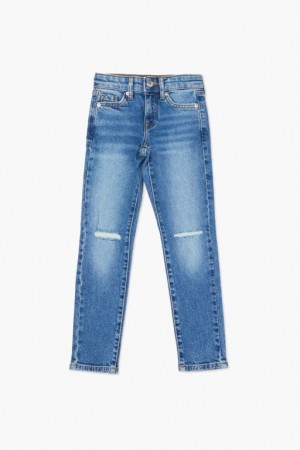 Jeans Forever 21 Distressed Girls Boys Niños Azules | 5z95YjY4lSQ