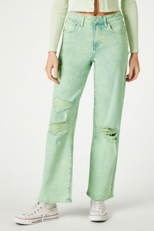 Jeans Forever 21 Distressed S Fit Mujer Melon Smoothie | 6o9Kdr4Whqb