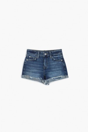 Jeans Forever 21 Girls Distressed Denim Niños Azules | e9qcf9GNZVd