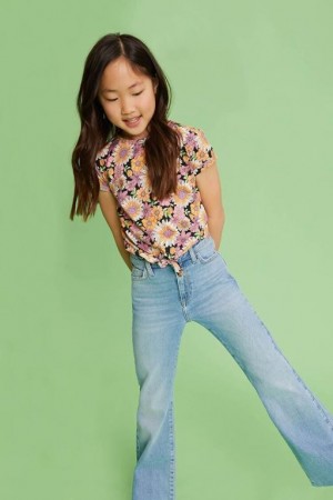 Jeans Forever 21 Girls Recycled Cotton Niños Azules Claro | SldrWGOJahA