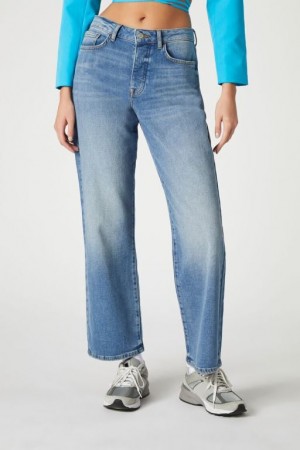 Jeans Forever 21 Hemp S Fit Mujer Azules | 9K2jtxK4gl3