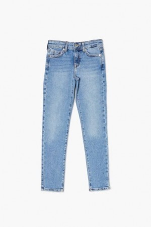 Jeans Forever 21 Organically Grown Cotton Girls Boys Niños Azules | o9NtTOfjTiz