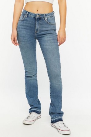 Jeans Forever 21 Recycled Cotton High Rise Bootcut Mujer Azules | 3GpJSYocIN4