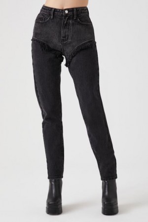 Jeans Forever 21 Reworked High Rise Mujer Negras | TZdTVKFbEPY