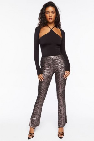 Jeans Forever 21 Snake Print Stretch Mujer Moradas | xEjgmKQC7Br