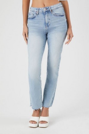 Jeans Forever 21 Stretch Denim Directo Mujer Azules Claro | RhaTM9FByba