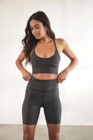 Leggins Forever 21 Active Heathered Bike Mujer Negras | 0O4od62yr8m