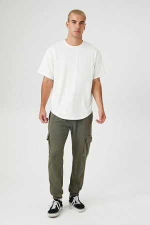 Pantalon Forever 21 Drawstring Cargo Joggers Hombre Verde Oliva | Uf0yFwZXDgX