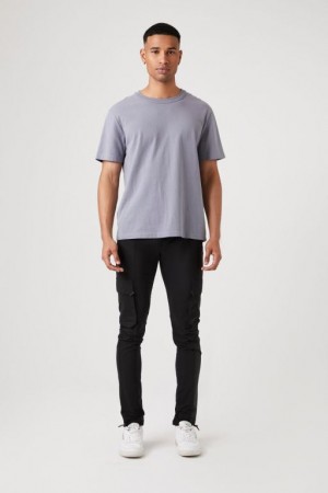 Pantalon Forever 21 Flaco Drawstring Joggers Hombre Negras | dEekZiFZRtQ