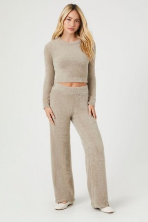 Pantalon Forever 21 Knit Flare Mujer Goat | vLZ2i3Wgduu