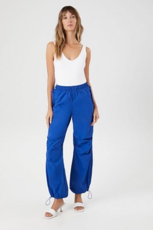 Pantalon Forever 21 Toggle Drawstring Joggers Mujer Azules | 9ZtZ1EQoJY2