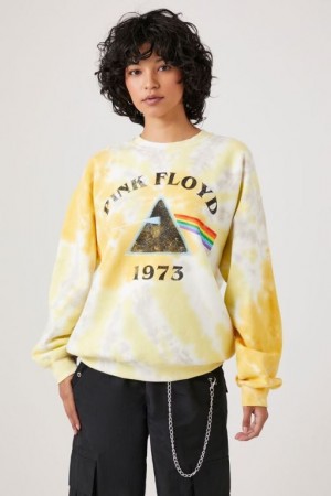 Pullover Forever 21 Pink Floyd Estampadas Mujer Rosas Multicolor | 3sCx7oCdfJD