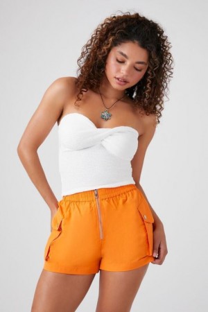 Short Forever 21 Zip Front Cargo Mujer Mango | nTlqiMpsCR4