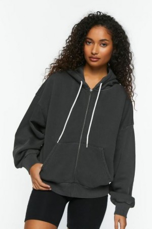 Sudadera con Capucha Forever 21 Not In The Mood Estampadas Mujer Gris Multicolor | a8wpLFPnQJi