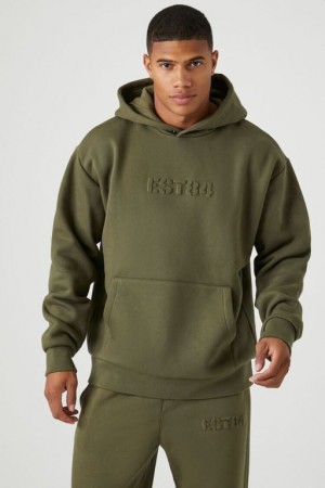 Sudaderas Forever 21 Est Embossed Hombre Verde Oliva | dVgZEIA5UA8