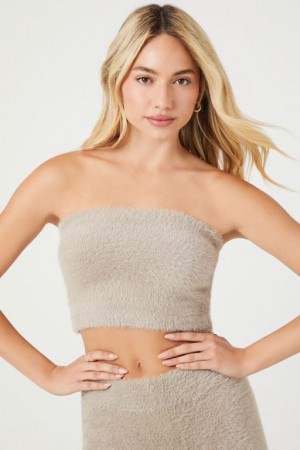 Suéteres Forever 21 Fuzzy Knit Tube Mujer Goat | yUYswRvduJG