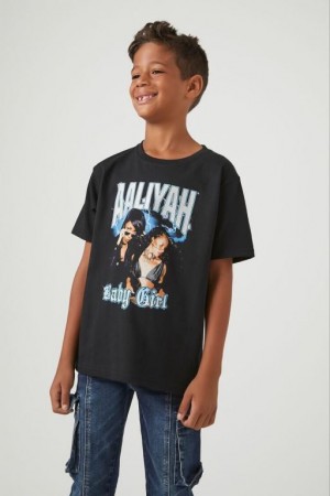 Tops Forever 21 Aaliyah Estampadas Girls Boys Niños Negras Multicolor | xkUHp06ZUUG