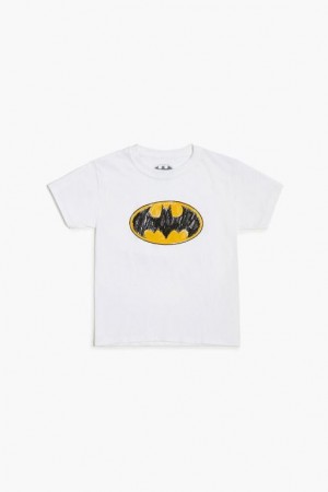 Tops Forever 21 Batman Estampadas Girls Boys Niños Blancas Multicolor | lxanDzOzvdo