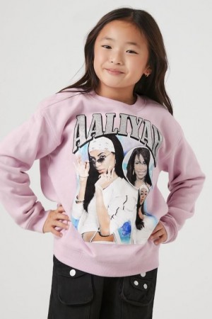 Tops Forever 21 Girls Aaliyah Estampadas Niños Rosas Multicolor | YxkidD2mrxF