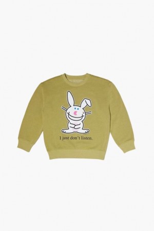 Tops Forever 21 Girls Its Happy Bunny Estampadas Niños Verde Multicolor | oyQ4Z5RYRsT