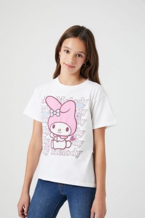 Tops Forever 21 Girls My Melody Estampadas Niños Blancas Multicolor | IvkoxrOj2sZ