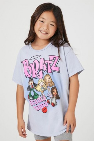 Tops Forever 21 Girls Oversized Bratz Niños Lavanda Multicolor | 2eSWf1dUucj