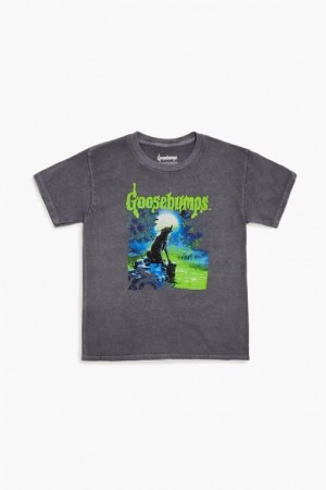 Tops Forever 21 Goosebumps Girls Boys Niños Gris Multicolor | PZZdjcmSbds