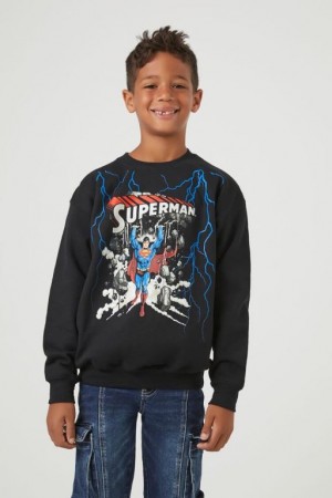 Tops Forever 21 Superman Girls Boys Niños Gris Multicolor | kRZrbeXlXOH