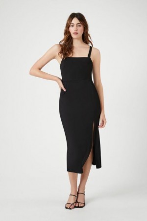 Vestido Forever 21 Bodycon Midi Mujer Negras | Hzd46l3ElB3