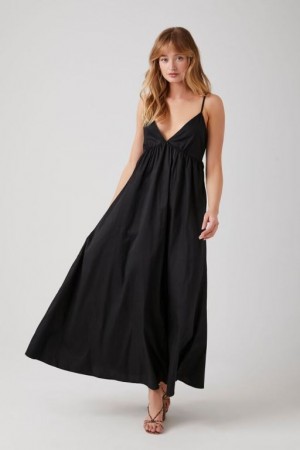 Vestido Forever 21 Cami Column Maxi Mujer Negras | 5HJVgGM2izH