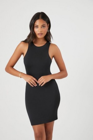 Vestido Forever 21 Contour Mini Tank Mujer Negras | Fih5XCQ2ufa