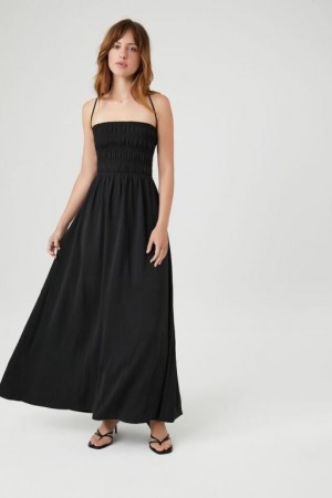 Vestido Forever 21 Crisscross Cami Maxi Mujer Negras | 4CzC9uWFVZj