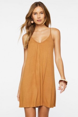 Vestido Forever 21 Mini Cami Swing Mujer Maple | 41Zxxo8mYHp