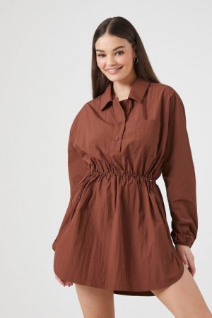 Vestido Forever 21 Mini Mujer Cappuccino | pRbF9pizwYW